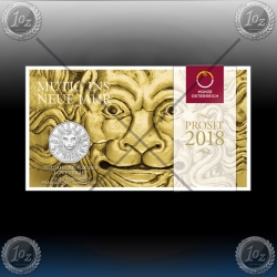  5 EVRO AVSTRIJA 2018 "Novo Leto - LEV" SREBRO